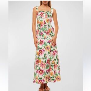 MISA Los Angeles SilvanaPoplin Maxi Dress NWT